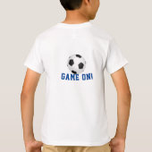 T-shirt Star de footballeur ajouter un nom et une légende (Dos)