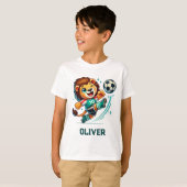 T-shirt Star du Foot Lion Mignon (Devant entier)