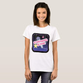 T-shirt star du karaoké (Devant entier)