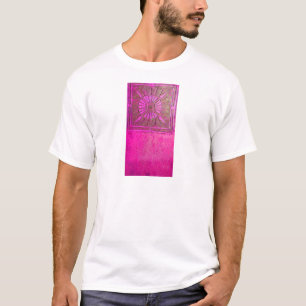 T-shirt STAR DU MATIN Rose, Fuchsia Black, Monogramme