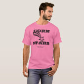 T-shirt star du tournage-02, CORN, STARS, "on lance" (Devant entier)