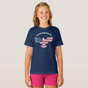 T-shirt Star Eagle Patriotique Américaine Stripes Indépend
