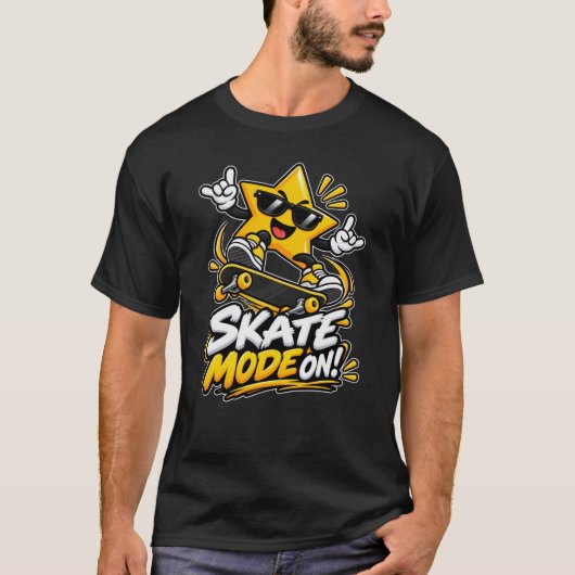 T-shirt Star — Mode Skate Activé (Devant)