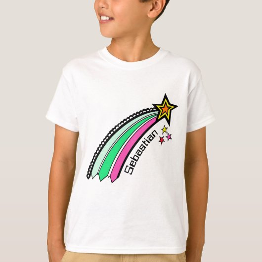 T-shirt Star Space de tir personnalisé (Devant)