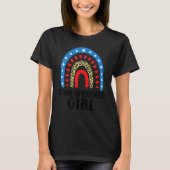 T-shirt Star Spangled Girl 4 Juillet (Devant)