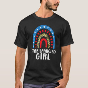 T-shirt Star Spangled Girl 4th Of July