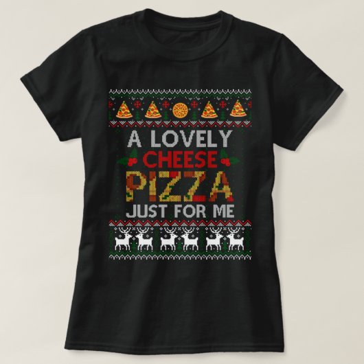 T-shirt Star Wars Imperial Star Destroyer Pizza (Design devant)