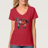 T-shirt Starburst Space In Cat (Devant)