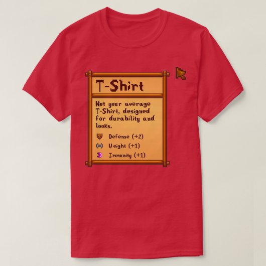 T-shirt Stardew Valley (Design devant)