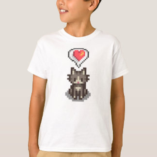 T-shirt Stardew Valley Happy Grey Cat
