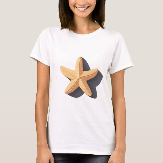 T-shirt Starfish and Its Shadow (Devant)