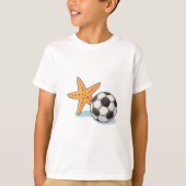 T-shirt Starfish and Soccer Ball (Devant)