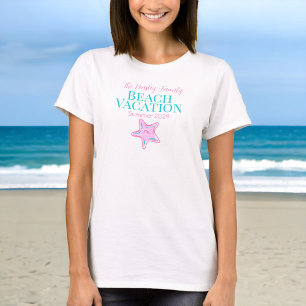 T-shirt Starfish Custom Beach Croisière Réunion Vacances