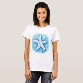 T-shirt Starfish in Blue (Devant entier)