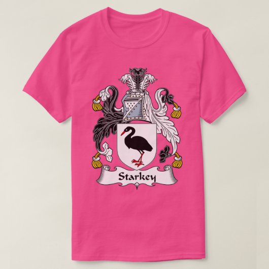 T-shirt Starkey Coat of Arms Family Crest (Design devant)