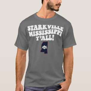 T-shirt Starkville Mississippi MS Drapeau mignon Sud Sayi