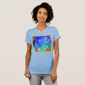 T-shirt "Starlit Jungle" Belle Peinture. Commandez dès mai (Devant entier)