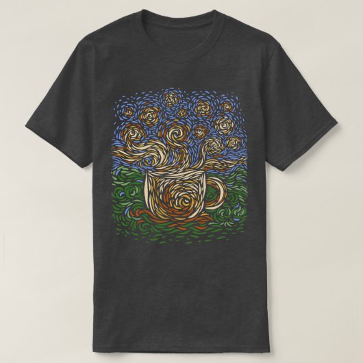T-shirt Starry Coffee (Design devant)