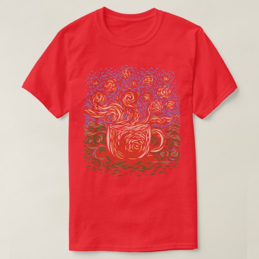 T-shirt Starry Coffee (Design devant)