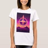 T-shirt Starry Elegance" ou "Galactic Chic" (Devant)