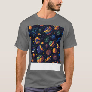 T-shirt Starry Night Planet Motif Design pour Space Lover