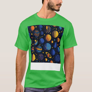 T-shirt Starry Night Planet Motif Design pour Space Lover