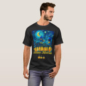 T-shirt Starry Night Ramadan Mosquée (Devant entier)