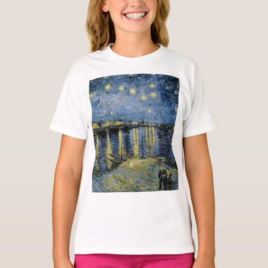 T-shirt Starry Night Vincent van Gogh (Devant)