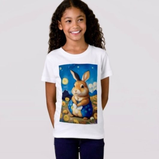 T-Shirt Starry Spring Bunny Kids