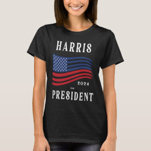 T-shirt Stars and Stripes Kamala Harris pour Président 202