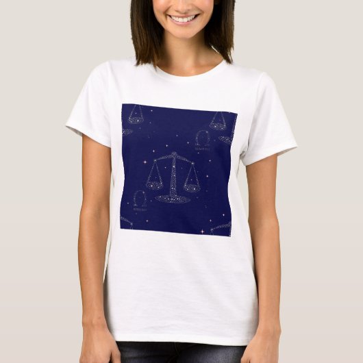 T-shirt stars libra (Devant)