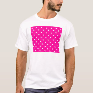 T-shirt Stars Magenta White Le MUSÉE Zazzle Cadeaux