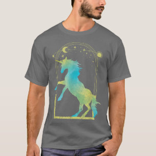 T-shirt Stars Moon Magique Animal Unicorn Lover Fairytale