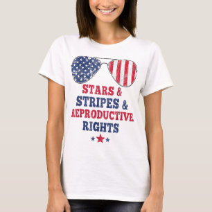 T-shirt Stars Stripes Droits de reproduction Feminist Femi