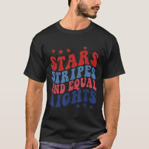 T-shirt Stars Stripes Et Égalité Des Droits 4 juillet Patr