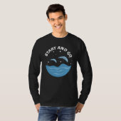 T-shirt Start and Go! - Cute Dolphins (Devant entier)
