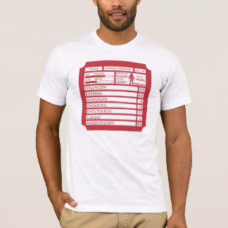 T-shirt Stat de RPG