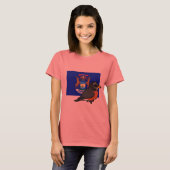 T-shirt State Birdorable of Michigan : American Robin (Devant entier)