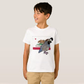 T-shirt State Birdorable : Quail de Californie (Devant entier)