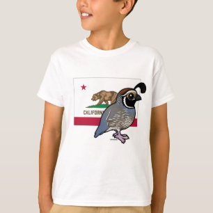 T-shirt State Birdorable : Quail de Californie