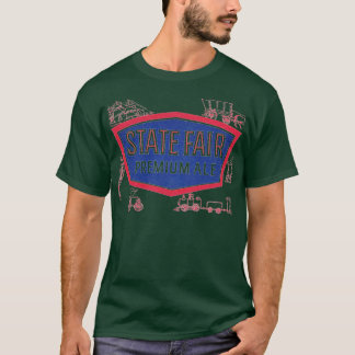 T-shirt State Fair Premium Ale Beer Retro Déficit Breweria