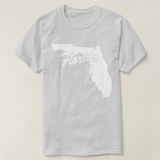 T-shirt State Of Florida Shape (Design devant)