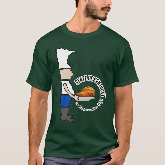 T-shirt State of Kentucky on the menu since 1792 (Devant)