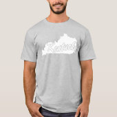 T-shirt State Of Kentucky Shape (Devant)