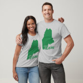 T-shirt State Of Maine Shape (Unisexe)