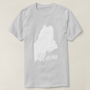 T-shirt State Of Maine Shape
