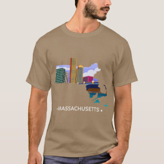 T-shirt State of Massachusetts 1