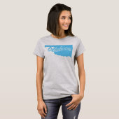 T-shirt State Of Oklahoma Shape (Devant entier)