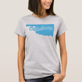 T-shirt State Of Oklahoma Shape (Devant)
