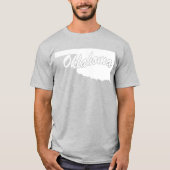 T-shirt State Of Oklahoma Shape (Devant)